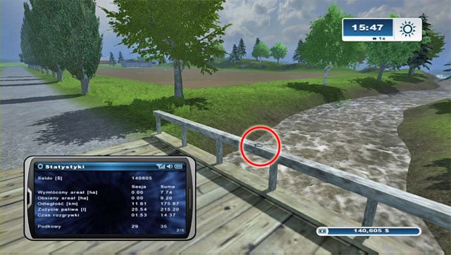 Between fields 31 and 33 theres a bridge above a river - Area C: horseshoes #25-#36 | Horseshoes - Horseshoes - Farming Simulator 2013 Game Guide