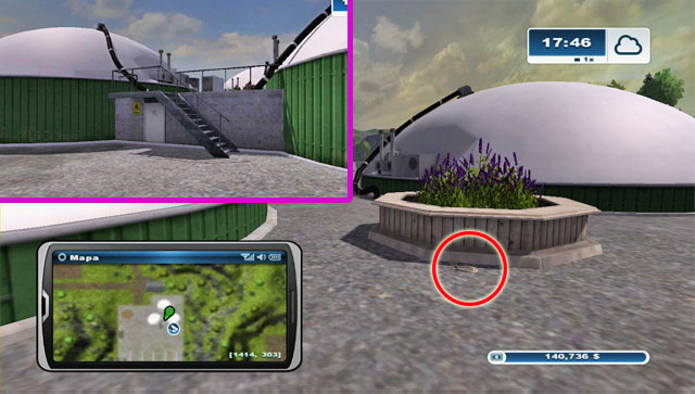 Firstly locate a staircase leading to the top of the building with three domes at the top - Area G: horseshoes #74-#89 | Horseshoes - Horseshoes - Farming Simulator 2013 Game Guide