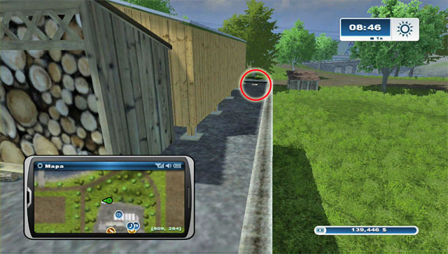 At the back of the Farm Shop theres a shelter - Area G: horseshoes #74-#89 | Horseshoes - Horseshoes - Farming Simulator 2013 Game Guide