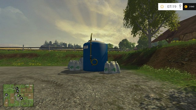 Fertilizer tank. - The farm - buildings and starting machines - Basics - Farming Simulator 15 Game Guide