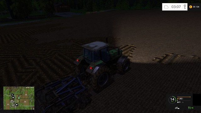 Cultivating in the night, so the neighbor would become green with envy tomorrow. - Joining fields - Basics - Farming Simulator 15 Game Guide