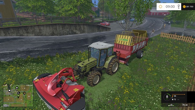 An efficient mowing system. - Sheep - Animals - Farming Simulator 15 Game Guide
