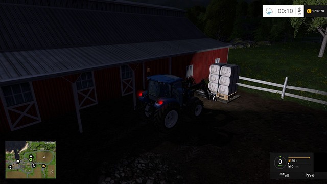 Load the pallets slowly, not to damage anything. - Sheep - Animals - Farming Simulator 15 Game Guide