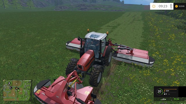 The most efficient method of mowing. - Sheep - Animals - Farming Simulator 15 Game Guide