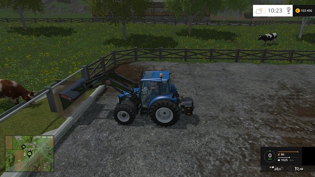 You have to make several trips to fill up the troughs. - Cows - Animals - Farming Simulator 15 Game Guide
