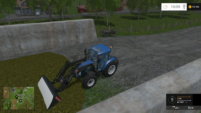 I takes only a second to load the silage. - Cows - Animals - Farming Simulator 15 Game Guide