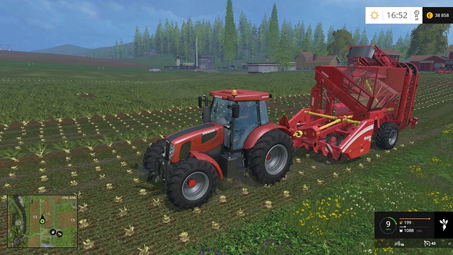 Harvesting the roots is the next task. - Sugar beets and potatoes - Plants - Farming Simulator 15 Game Guide