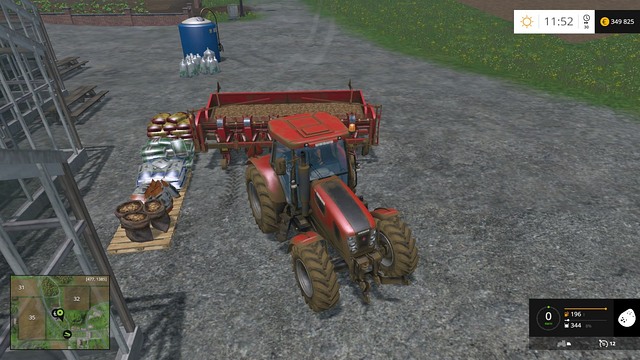 Filling up the machine. - Sugar beets and potatoes - Plants - Farming Simulator 15 Game Guide