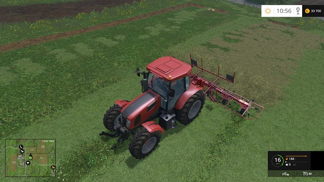 Windrowing doesnt take long. - Grass, hay, straw - Plants - Farming Simulator 15 Game Guide