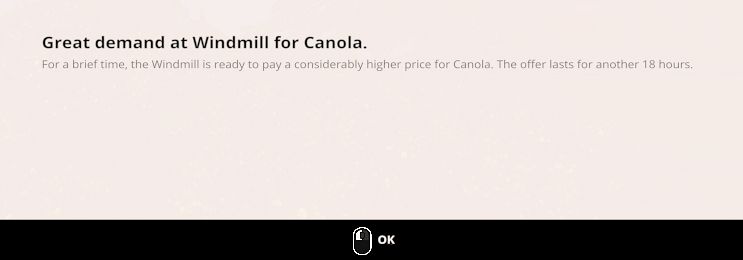 This window informs you about high demand. - Buying and selling - Other - Farming Simulator 15 Game Guide