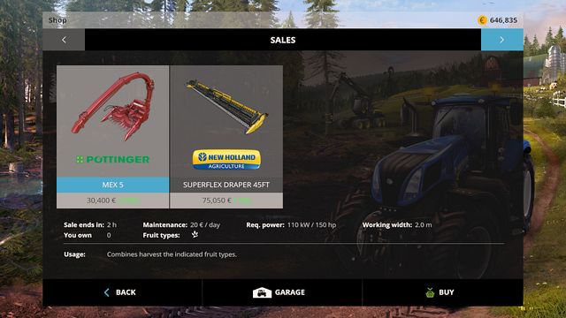 Sale will allow you to save some money. Buy only the things you need! - Buying and selling - Other - Farming Simulator 15 Game Guide
