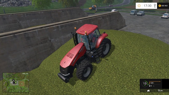 A tractor will do just fine to press the chaff. - Biogas - a profitable business - Other - Farming Simulator 15 Game Guide