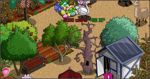 Planting this old, withered tree resulted in 50 experience points - Experience - Farm management - FarmVille - Game Guide and Walkthrough