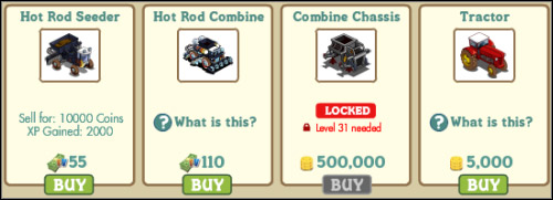 Everyone can find something useful here - Vehicles - p. 1 - Others - FarmVille - Game Guide and Walkthrough