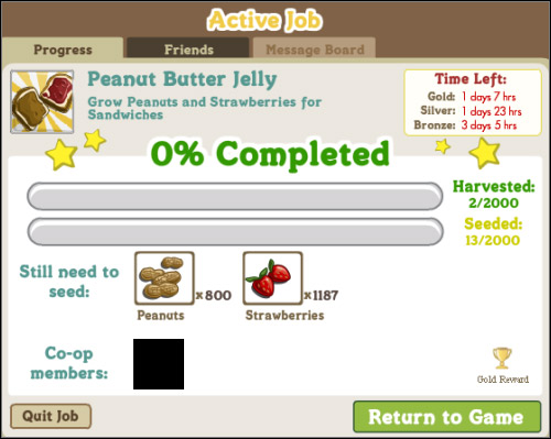 Co-op mission begins - Co-op farming - Others - FarmVille - Game Guide and Walkthrough