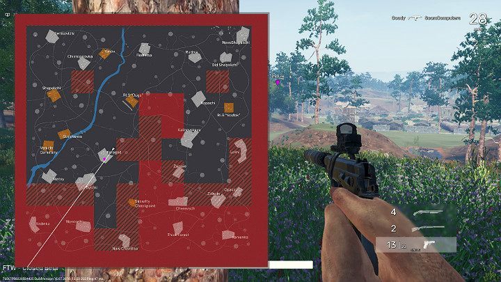After a few minutes of exploring Fear The Wolves, gathering the necessary equipment and first fights, there will be fewer players on the map - Middle of the match in Fear the Wolves - Course of the match - Fear the Wolves Game Guide