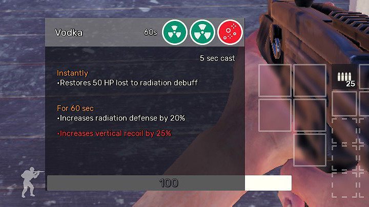 Vodka replenishes 50 health points that was lost, e - What is Vodka for in Fear the Wolves? - FAQ - Fear the Wolves Game Guide