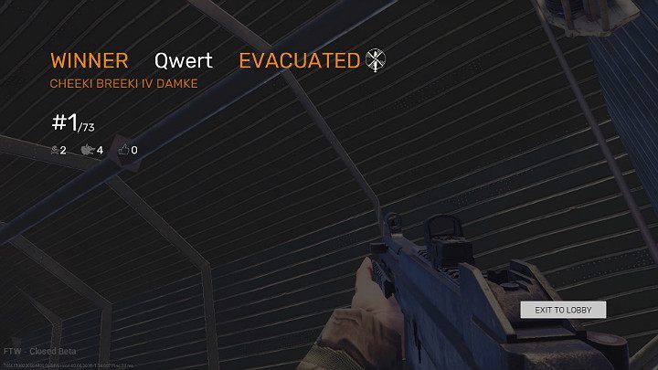 Evacuation, besides killing all players, is another way of winning a match in Fear the Wolves - Evacuation in Fear the Wolves - Course of the match - Fear the Wolves Game Guide