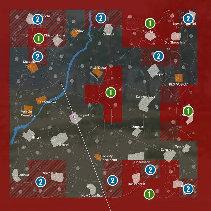 1 - Map of Fear the Wolves - Basics - Fear the Wolves Game Guide
