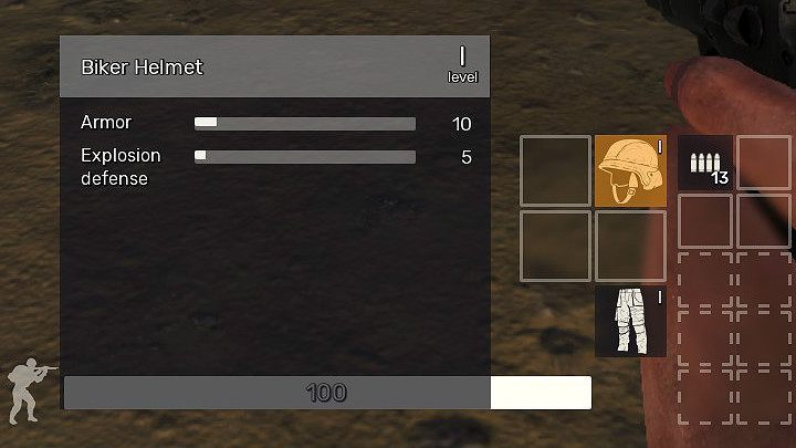 By equipping the light armor, such as Biker Helmet or Light Pants, you increase your chances for survival - Armors in Fear the Wolves - Equipment - Fear the Wolves Game Guide