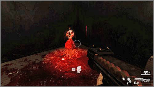 You will be at the staircase [#1 - Level 01: Prison - Walkthrough - F.3.A.R. - Game Guide and Walkthrough