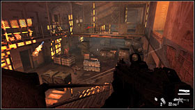 When you take care of the upper lever go downstairs and do not stop eliminating enemies - Level 01: Prison - Walkthrough - F.3.A.R. - Game Guide and Walkthrough