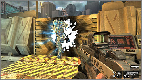 After the fight go to the gate - Level 05: Tower - Walkthrough - F.3.A.R. - Game Guide and Walkthrough