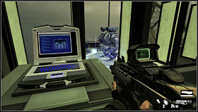 You will fight with the electric soldier who summons help, then go to the tower [1] - Level 06: Bridge - Walkthrough - F.3.A.R. - Game Guide and Walkthrough