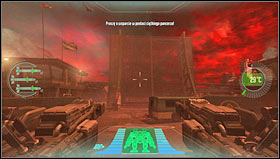 Use the mech to get to the bridge, destroy the barricade [1] [#6 - Level 06: Bridge - Walkthrough - F.3.A.R. - Game Guide and Walkthrough