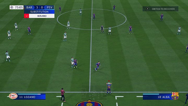 Throw-ins are made from behind the sideline and serve as means of resuming the game - FIFA 20: Set pieces - FIFA 20: Basics - FIFA 20 Guide