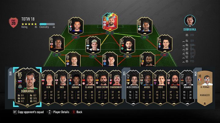 LP - FUT 20: Team of the Week 18 (TOTW) - FIFA 20 Ultimate Team - FUT 20: Team of the Week - FIFA 20 Guide