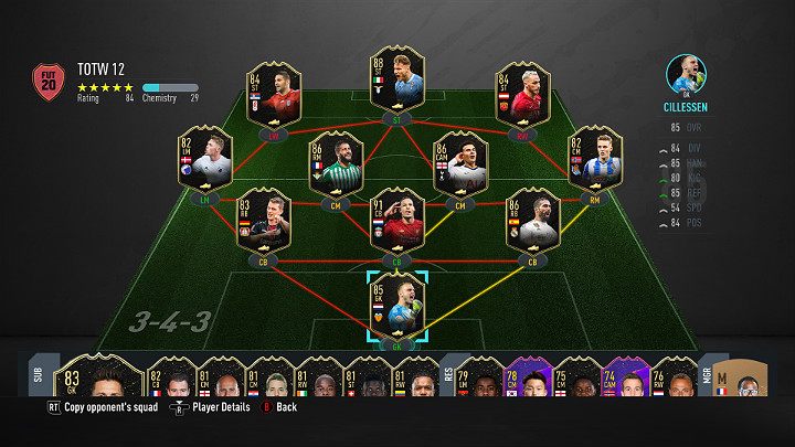 LP - FUT 20: Team of the Week 12 (TOTW) - FIFA 20 Ultimate Team - FUT 20: Team of the Week - FIFA 20 Guide