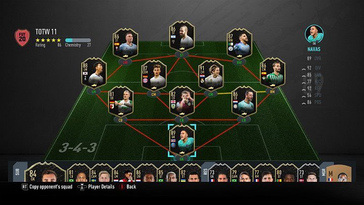 LP - FUT 20: Team of the Week 11 (TOTW) - FIFA 20 Ultimate Team - FUT 20: Team of the Week - FIFA 20 Guide