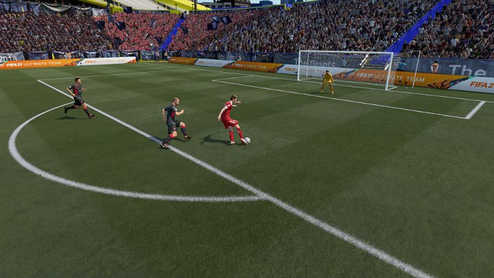 When selecting players for your team to play on attacking positions, pay attention to their shooting attributes: power, finishing, long shot - FIFA 21: Shots - Basics - FIFA 21 Guide