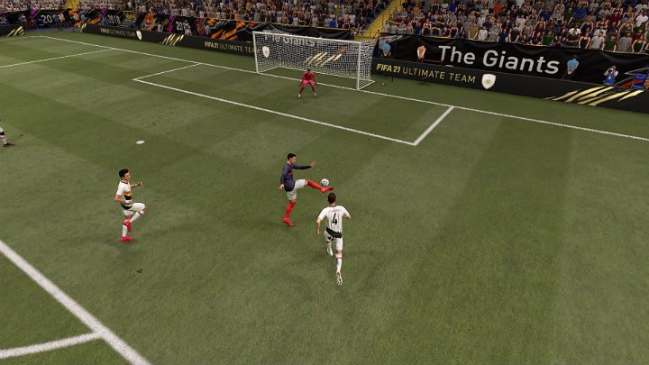 If you wish, you can also create a good situation to shot a volley - FIFA 21: Shots - Basics - FIFA 21 Guide