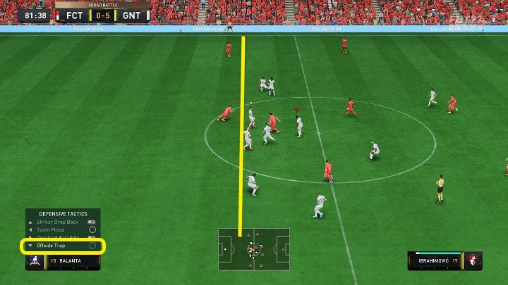 Trying to catch your opponent with an offside trap is risky, but can pay off at times - FIFA 23: Defense Plays - basic and advanced techniques - FIFA 23: Basics - FIFA 23 Guide