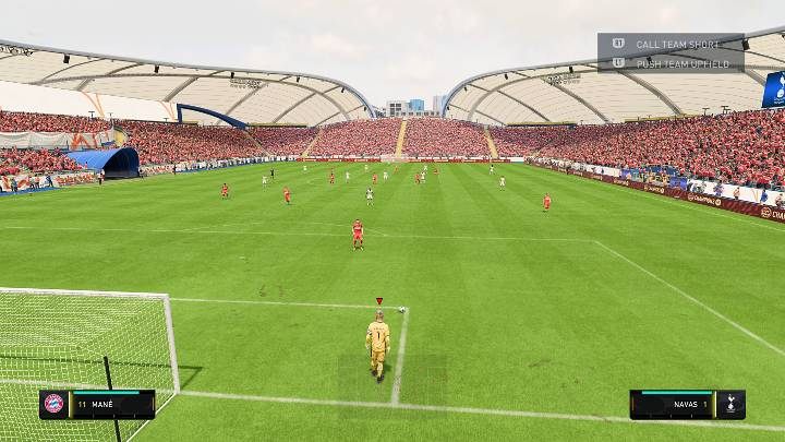 Kicking the ball is the least accurate technique of resuming the game from your own goal area - FIFA 23: Playing Goalkeeper - resuming game, moving the goalkeeper - FIFA 23: Basics - FIFA 23 Guide