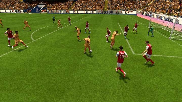 An Outside Foot Shoot in FIFA 23 can be performed by pressing the following combination of buttons - FIFA 23: Outside Foot Shoot - how to do? - FIFA 23: FAQ - FIFA 23 Guide