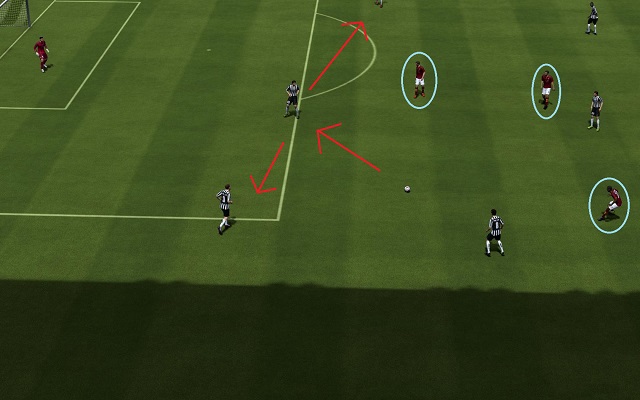 A good positional play starts, first of all, with a creative and sober-minded playing the ball in the defensive line - Positional play - Offense - FIFA 14 - Game Guide and Walkthrough