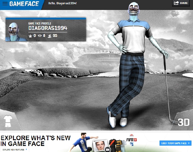 As you can see, the capabilities of the editor are quite vast and it allows you to model the face basing on any picture - The Game Face function - Virtual clubs - FIFA 14 - Game Guide and Walkthrough