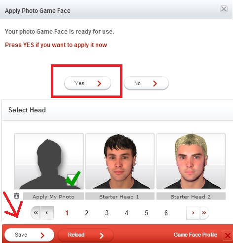 Save the changes that you have made and take to creating the player which you will then grant with the face that you have created - The Game Face function - Virtual clubs - FIFA 14 - Game Guide and Walkthrough