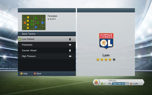 Quick tactics let you assign specific options of dynamic play to given buttons - using it you can arrange your tactics, both defensive and offensive, to different buttons and self-prepared combination - Own tactics, quick tactics and player roles - Tactics - FIFA 14 - Game Guide and Walkthrough