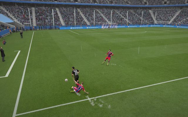 A great way of using the width of the field is a quick lob to its other side - it is difficult and requires much precision, but at the same time lets you easily surprise the opponents defence - How to effectively use the flanks? - Offense - FIFA 15 - Game Guide and Walkthrough