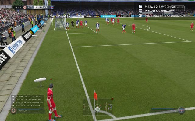 In order to change the corner executioner, press R2 (RT, Shift) and choose a different player from the list - Corners - Set pieces - FIFA 15 - Game Guide and Walkthrough