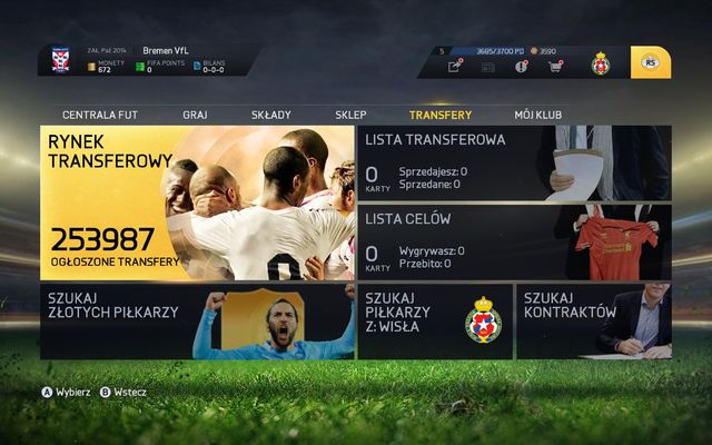This is where you get players to your squad - Auctions - FIFA Ultimate Team - FIFA 15 - Game Guide and Walkthrough