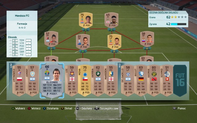 You determine the initial squad and the substitute squad basic on the player cards that you have obtained earlier - Team creation and good teamwork - FIFA Ultimate Team - FIFA 16 - Game Guide and Walkthrough