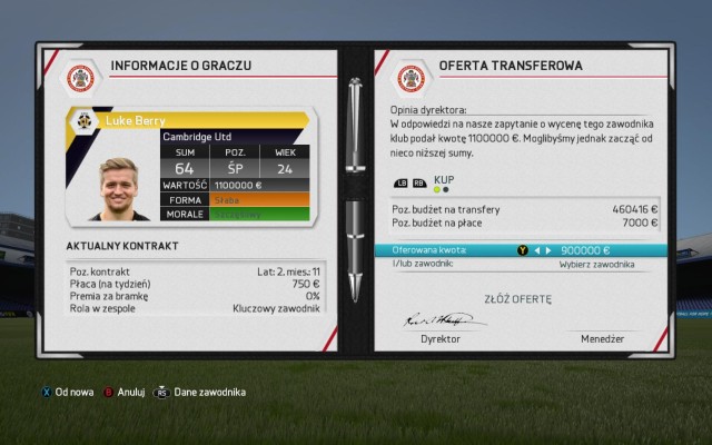 the first official step that you make, in order to acquire the player, is sending out a request for that player - Transfer panel - FIFA 16 - Game Guide and Walkthrough