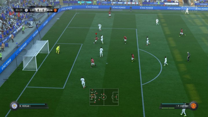 The most effective method of finishing is a powerful shot in the direction of the far post, in the situation where you run perpendicularly to the touch line - Finalizing the play | Attack - Attack - FIFA 17 Game Guide