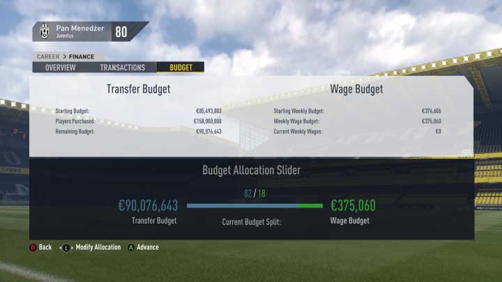 In some clubs, the financial stability is the priority objective - Board Objectives | Manager Career - Manager Career - FIFA 17 Game Guide