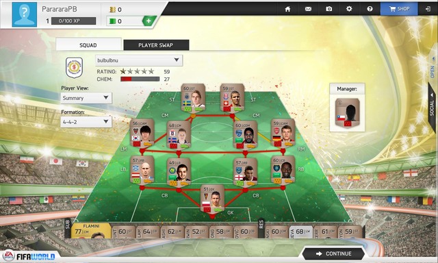 To make changes in the squad, you have to enter the My Club panel and choose the option Squad - Club Management - FIFA Ultimate Team - FIFA World - Game Guide and Walkthrough